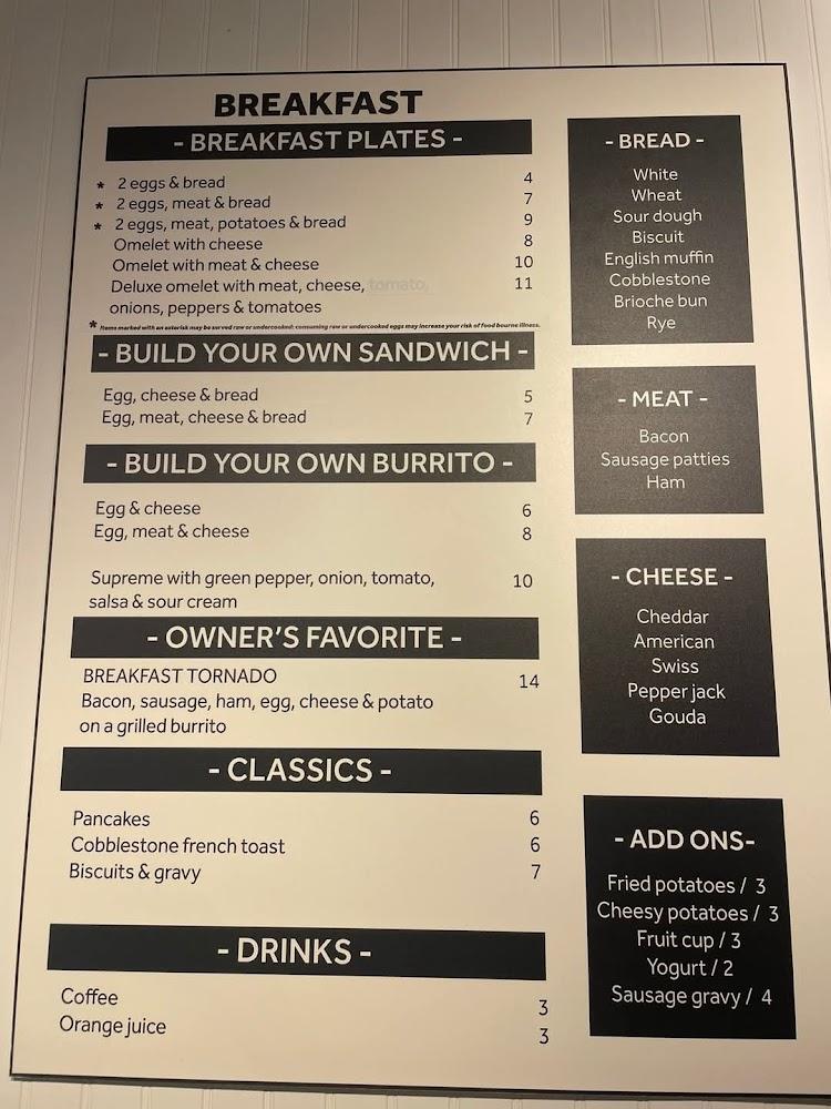 Brake Brothers Grill Menu image 1